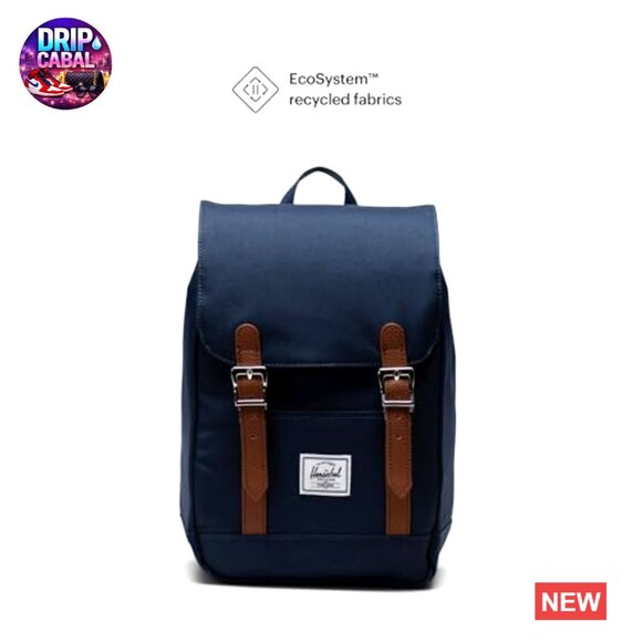 Mini Backpack Recycled Polyester Daypack Casual Chic Adjustable Straps Minimal main image 6